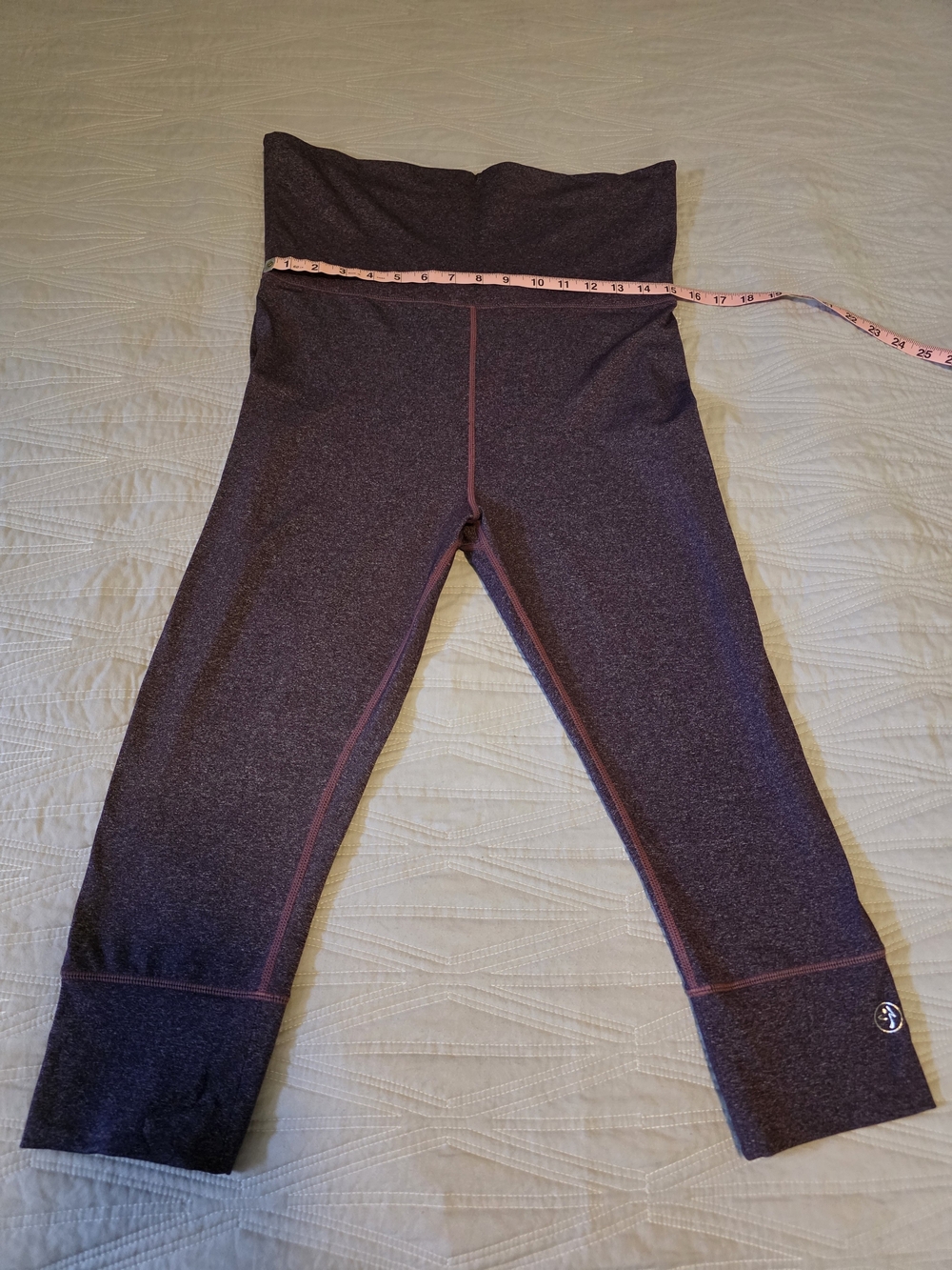 Zumba Wear High-Waist Purple Active Capris
